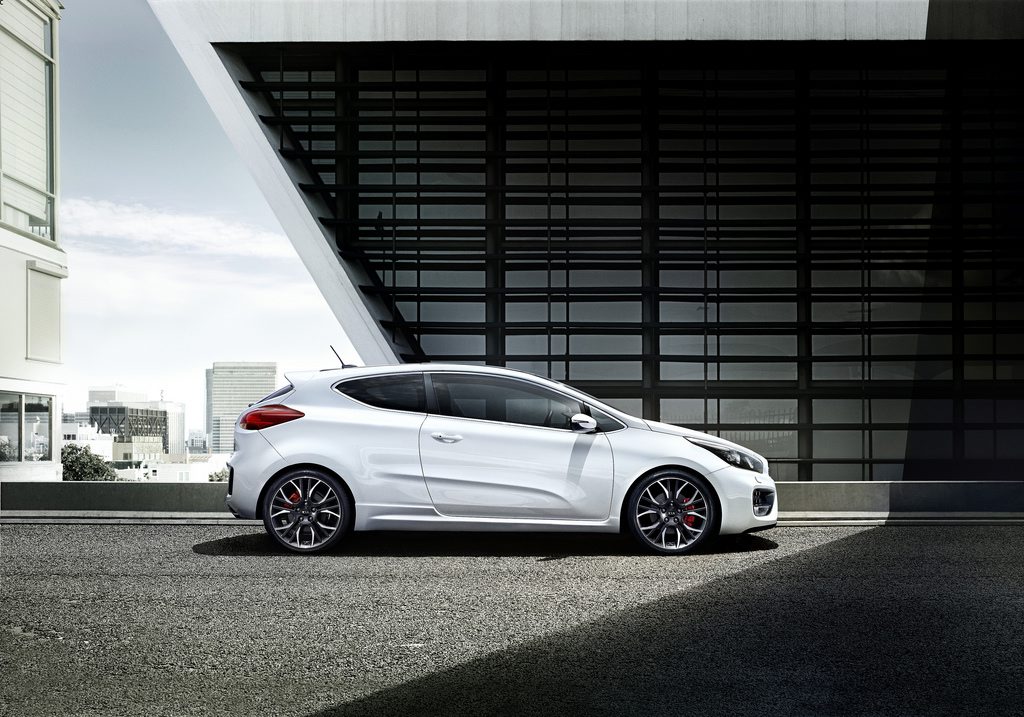 The Kia Pro-Cee'd GT. The Kia Pro-Cee'd GT.